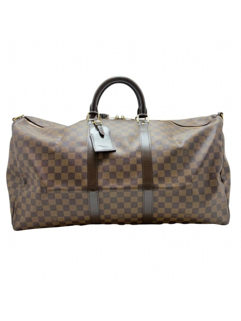 Louis Vuitton Keepall Bandouliere 55 Damier Boston Bag